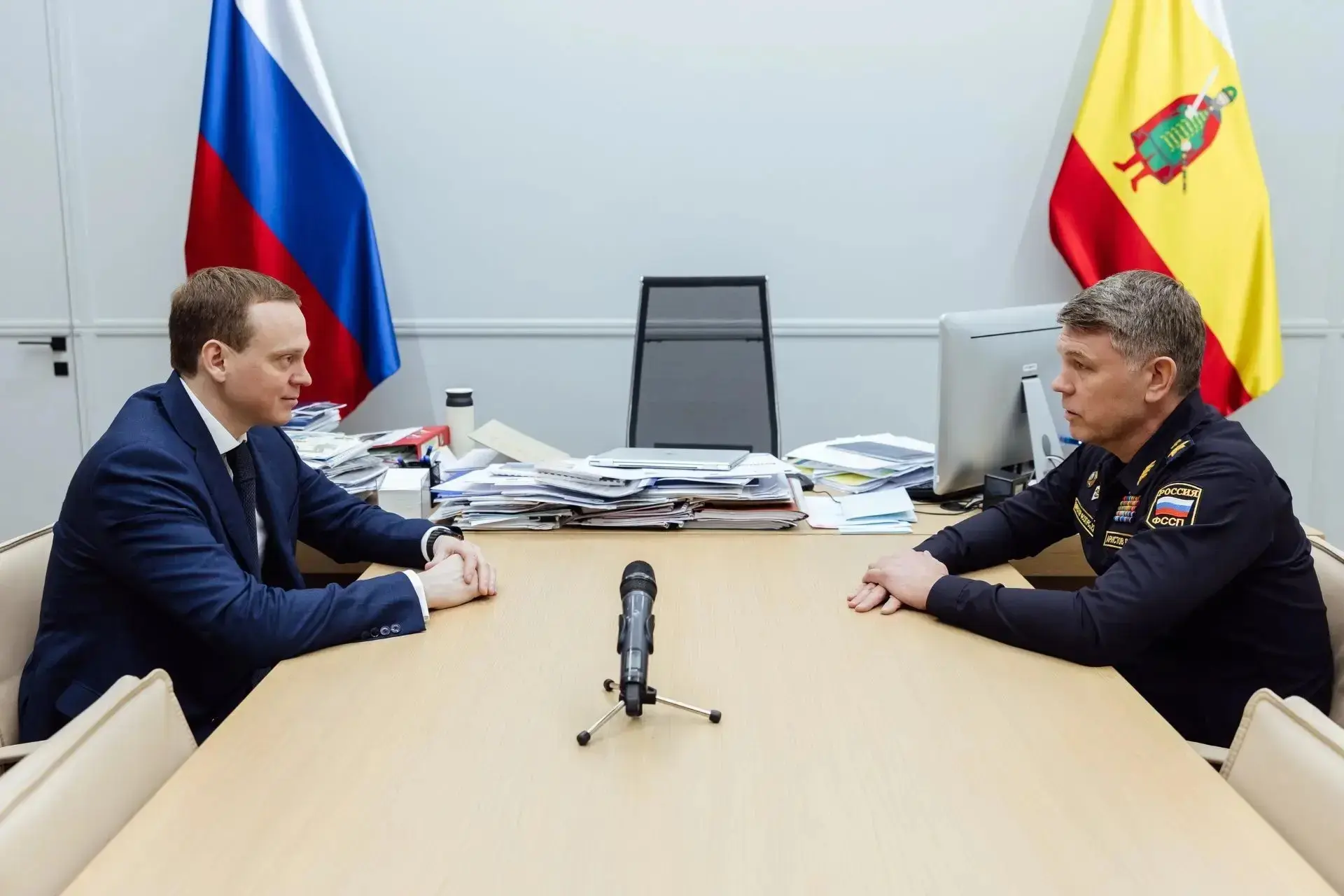 Павел Малков: Рязанскую область посетил директор Федеральной службы судебных приставов Дмитрий Васильевич Аристов