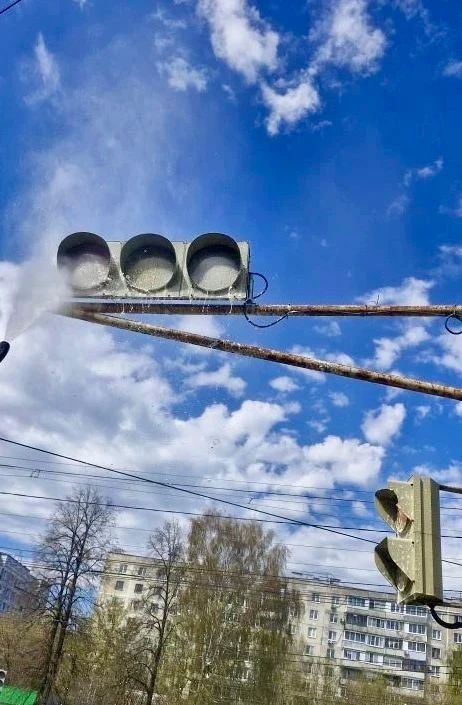 В Рязани продолжается обслуживание светофоров