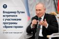 Владимир Путин встретился с выпускниками федеральной кадровой программы «Время героев»