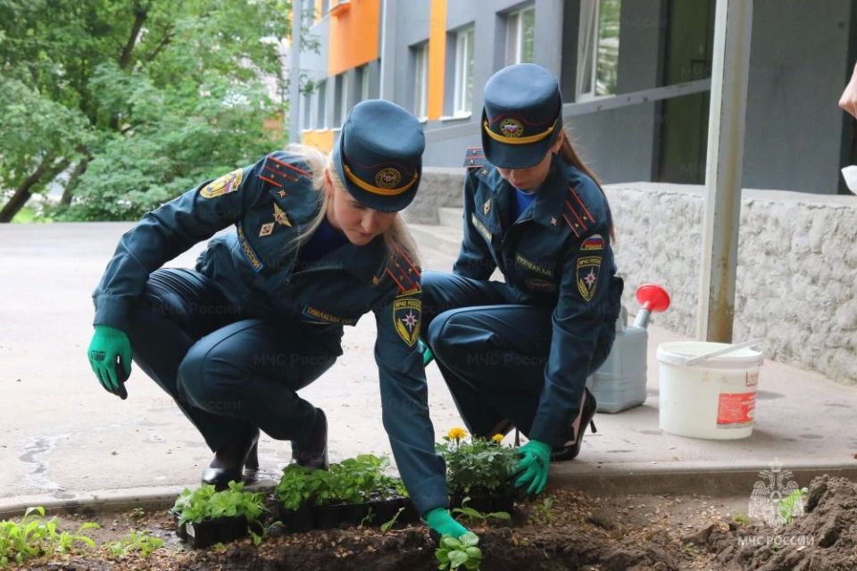 Члены Молодёжного совета Главного управления МЧС России по Рязанской области приняли участие в акции «Цветы России» Члены Молодёжного совета Главного управления МЧС России по Рязанской области приняли участие в акции «Цветы России»
