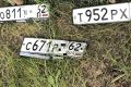Оторванные автомобильные номера обнаружили рязанцы у Ласковского озера