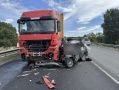 Сотрудники полиции работают на месте трагического ДТП