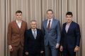 Павел Малков: Встретился с нашими каноистами Захаром Петровым и Матвеем Арсеновым и их тренером Владимиром Петровичем Клиновым