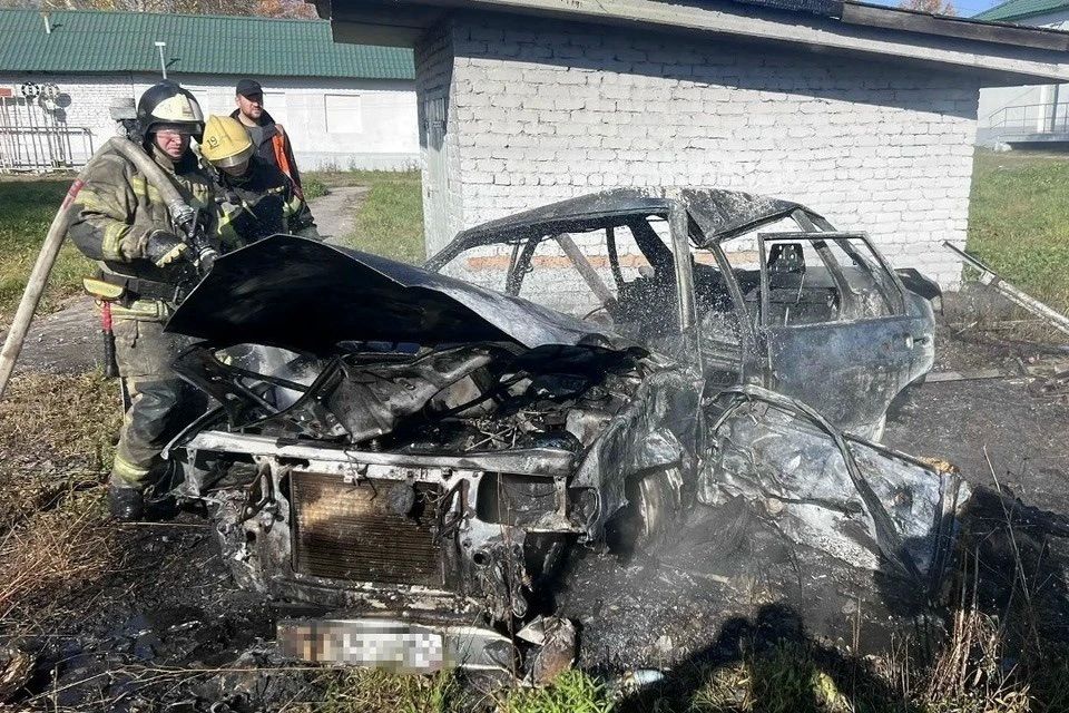 Смертельное ДТП в Сасовском округе: автомобиль полностью выгорел, женщина погибла, пассажир в больнице