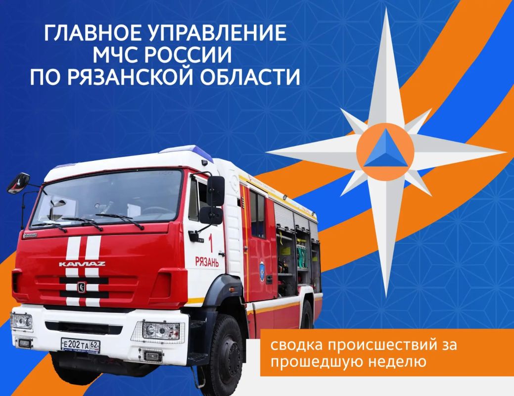 #СводкаМЧС. За прошедший период с 12 по 18 октября на территории Рязанской области: Ликвидирован 31 пожар